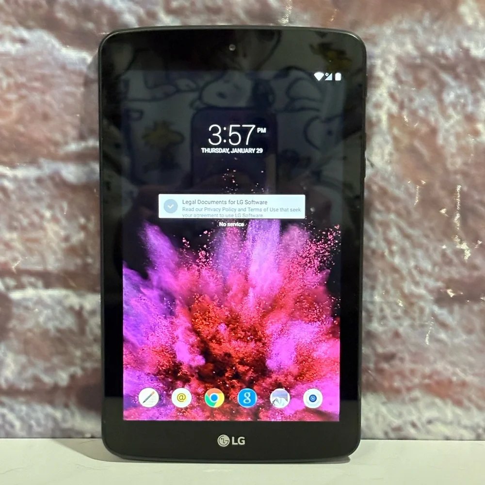LG G Pad F 7.0 LG-LK430 Sprint 8GB Black With Charger Excellent.